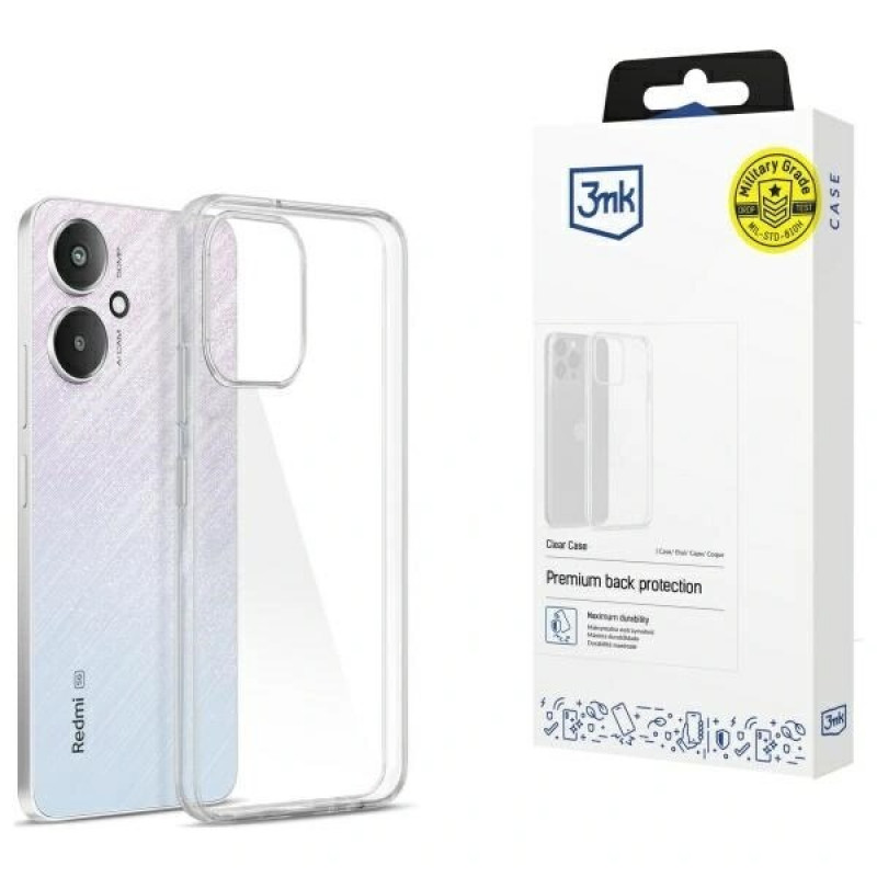 3MK Clear Case Xiaomi Redmi 13C 5G, διαφανής
