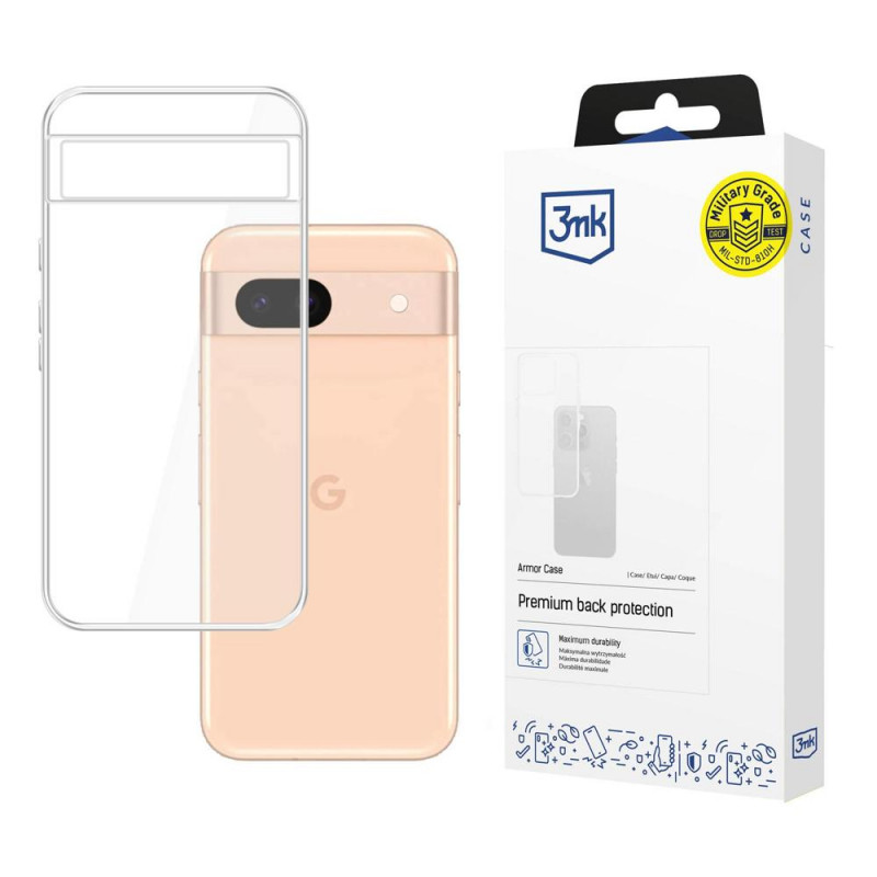 3MK Armor Case Google Pixel 8A 5G, διάφανη