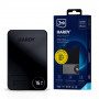3MK HARDY MagSynergy Ni+ φορητός φορτιστής, 5,000 mAh, 22.5 W, USB 1C1L, μαύρο, γενικής χρήσης