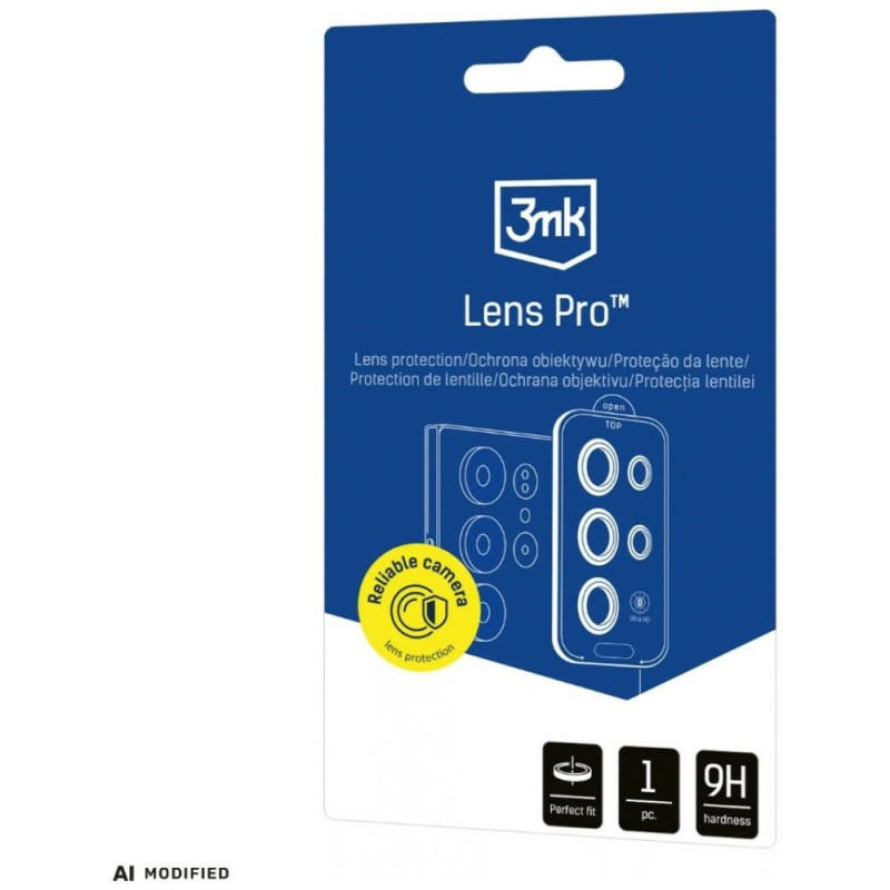 3MK Lens Protection Pro Samsung Galaxy S26 FE προστατευτικό φακού κάμερας, ψημένο γυαλί, μαύρο