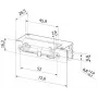 Ηλεκτρικό κυπρί πόρτας BIRA HARTTE σειράς XS XS00UM, 12-24 V AC/DC, στάνταρ, με παρακολούθηση