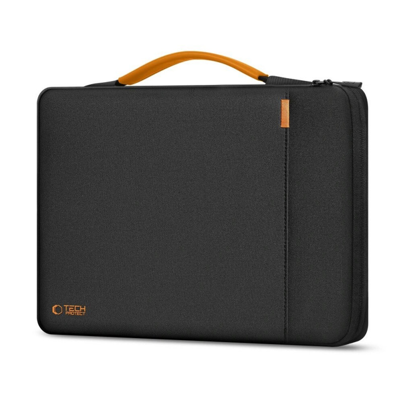 Θήκη φορητού υπολογιστή Tech-Protect Defender RS 13-14 ιντσών, μαύρη