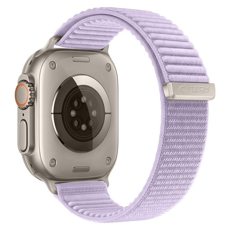 Tech-Protect NylonLoop λουράκι για Apple Watch 8 / 9 / 10 / 11 / 12 / SE (40 / 41 / 42 mm), μοβ