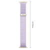 Tech-Protect NylonLoop λουράκι για Apple Watch 8 / 9 / 10 / 11 / 12 / SE (40 / 41 / 42 mm), μοβ