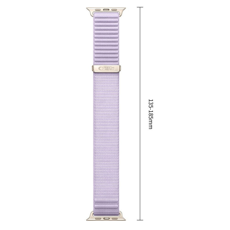 Tech-Protect NylonLoop λουράκι για Apple Watch 8 / 9 / 10 / 11 / 12 / SE (40 / 41 / 42 mm), μοβ