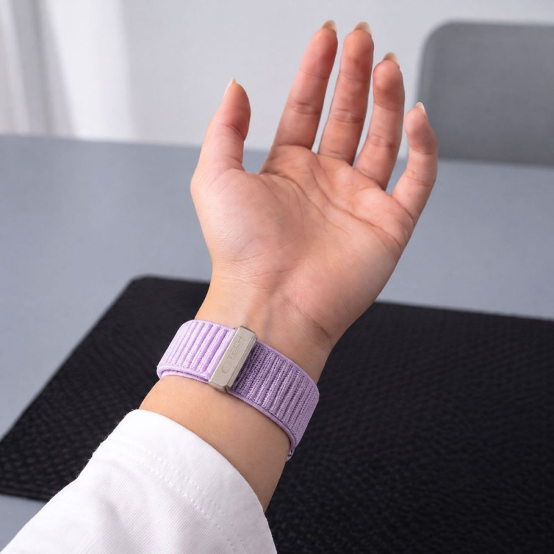 Tech-Protect NylonLoop λουράκι για Apple Watch 8 / 9 / 10 / 11 / 12 / SE (40 / 41 / 42 mm), μοβ