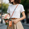 Tech-Protect C10S Rope Crossbody & Wrist σετ λουριών τηλεφώνου, Πορτοκαλί/Τιτάνιο