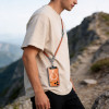 Tech-Protect C10S Rope Crossbody & Wrist σετ λουριών τηλεφώνου, Πορτοκαλί/Τιτάνιο
