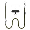 Tech-Protect C10S Rope Crossbody & Wrist σετ λουριών τηλεφώνου, Πράσινο λαδί/Τιτάνιο