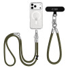 Tech-Protect C10S Rope Crossbody & Wrist σετ λουριών τηλεφώνου, Πράσινο λαδί/Τιτάνιο