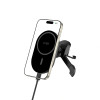Tech-Protect MM15W-V6 μαγνητική σταθερή βάση αυτοκινήτου MagSafe για αεραγωγό με ασύρματο φορτιστή 15W, μαύρο