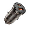 Tech-Protect CC01 φορτιστής αυτοκινήτου 2 θυρών USB-A / USB-C, PD 30W / QC 3.0, μαύρο