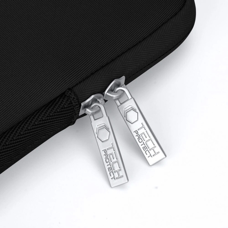 Tech-Protect NeoSlim THP3383 θήκη laptop 13-14 ιντσών με τσαντάκι αξεσουάρ, μαύρη