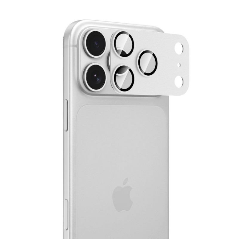Tech-Protect Camfull Fit+ Apple iPhone 18 Pro Max προστατευτικό φακού κάμερας, ασημί