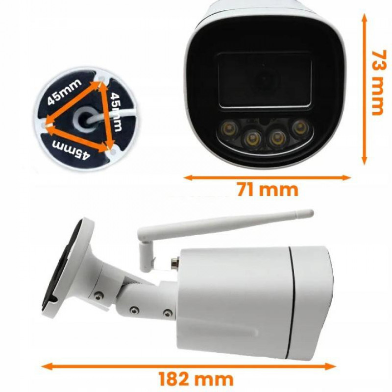 Orllo Z1 σωληνωτή κάμερα IP, 4K, 8MP, Wi-Fi
