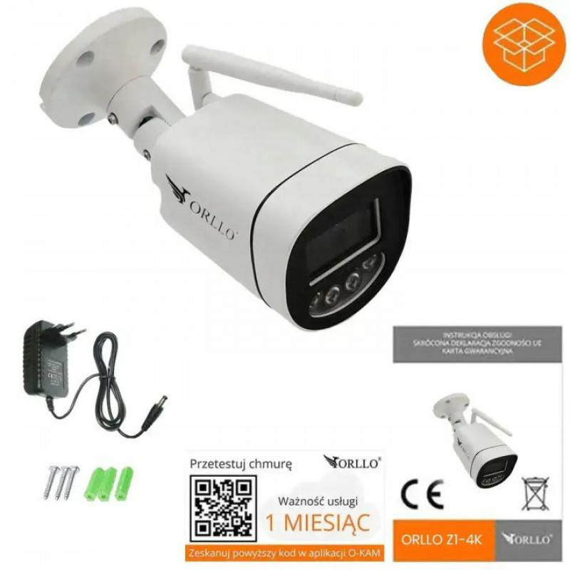 Orllo Z1 σωληνωτή κάμερα IP, 4K, 8MP, Wi-Fi