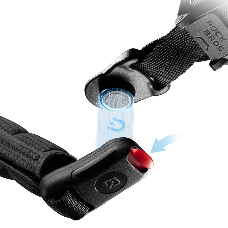 Rockbros LK-15 Κράνος ποδηλάτου από ανθρακονήματα 58-62 cm, λευκό