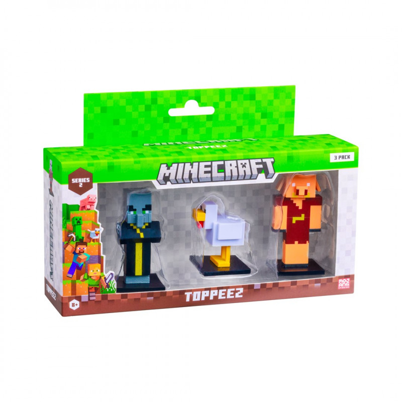 P.m.i. Kids World Minecraft S2 Φιγούρες - Συσκευασία 3 τεμαχίων (ποικιλία)