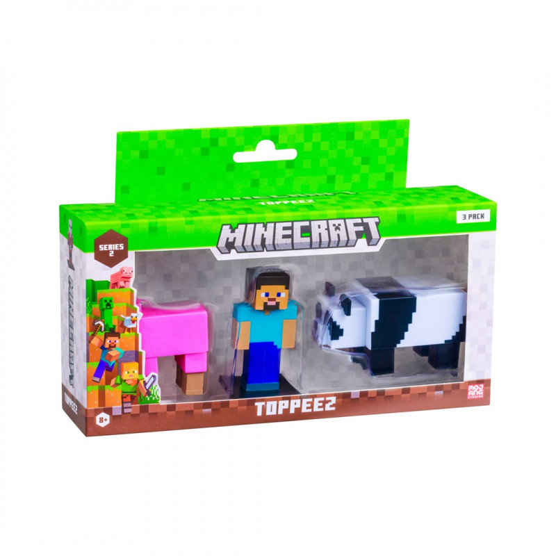 P.m.i. Kids World Minecraft S2 Φιγούρες - Συσκευασία 3 τεμαχίων (ποικιλία)