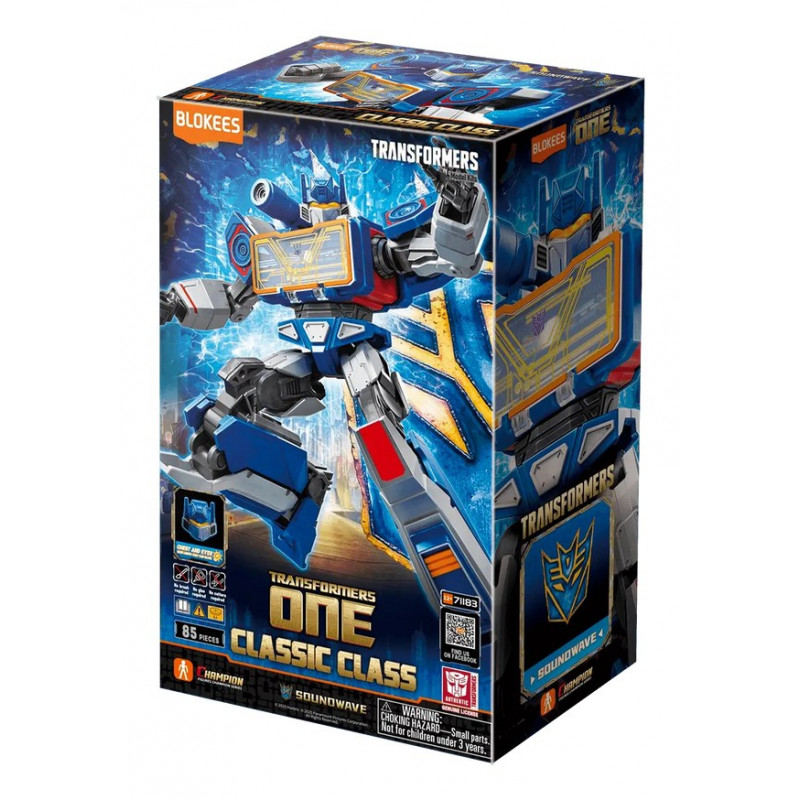 Blokees Transformers One Classic Class 17 Soundwave Συλλεκτική φιγούρα 71183