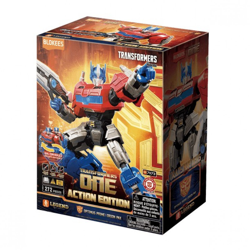 Blokees Transformers Action Edition Optimus Prime / Orion Pax συλλεκτική φιγούρα 71173