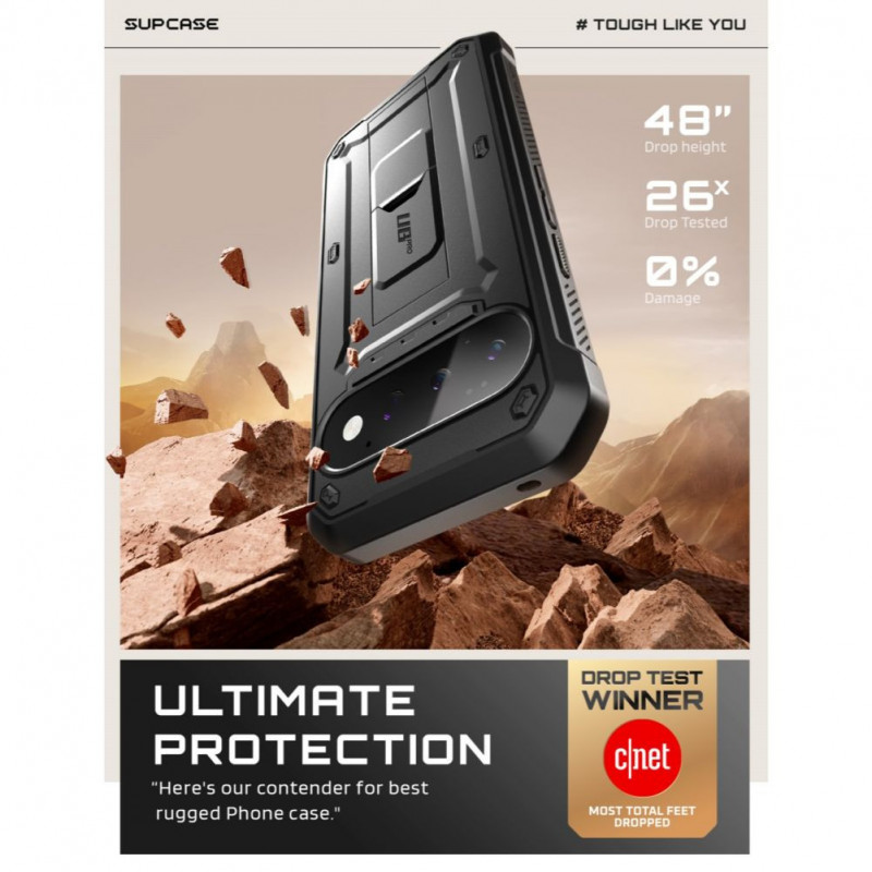 Θήκη Supcase Unicorn Beetle Pro για Google Pixel 11 Pro, μαύρη