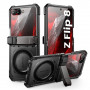 Supcase Unicorn Beetle Grip Mag MagSafe θήκη για Samsung Galaxy Z Flip 8, μαύρη