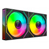 Tacens Mars Gaming MF3DPROX2 Ανεμιστήρες κουτιού υπολογιστή 12 cm, ARGB, μαύροι, 2 τεμάχια