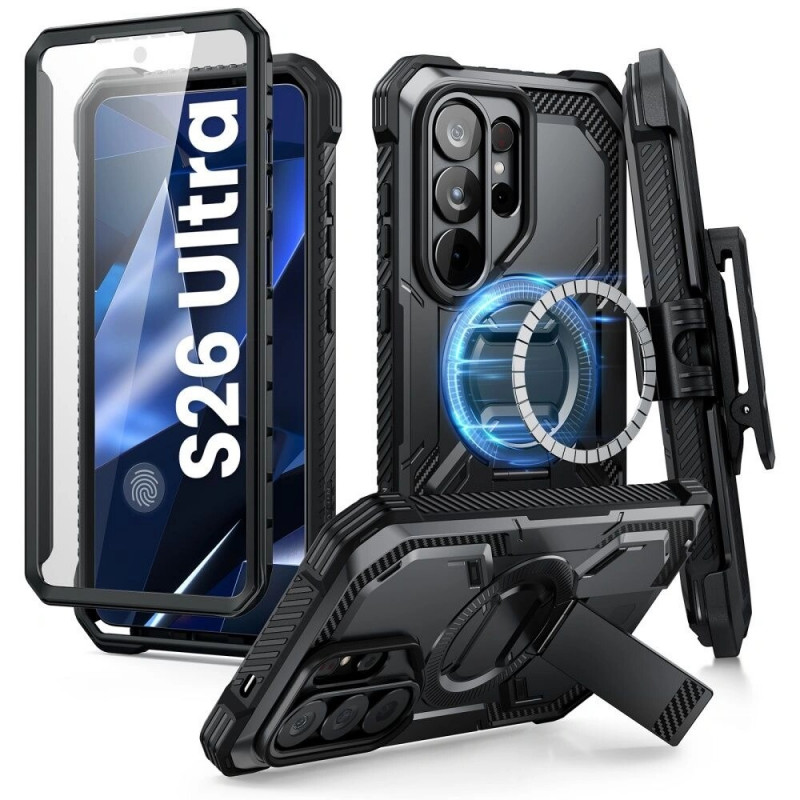 Supcase iBlason ArmorBox Clip Mag MagSafe θήκη για Samsung Galaxy S26 Ultra, μαύρη