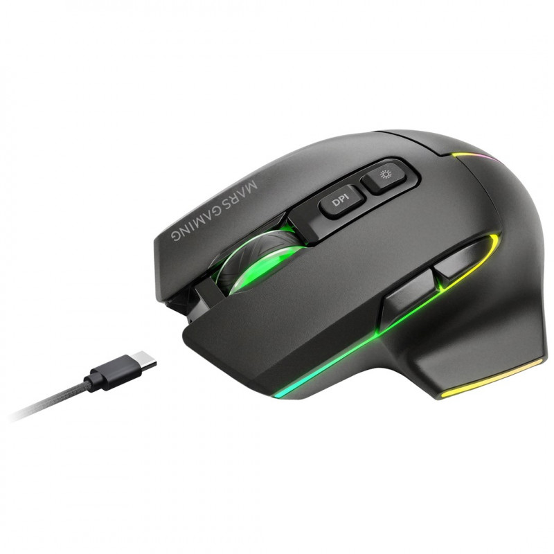 Tacens Mars Gaming MMW-VECTOR ασύρματο gaming ποντίκι, 12000 DPI, Bluetooth 5.4, 2,4 GHz