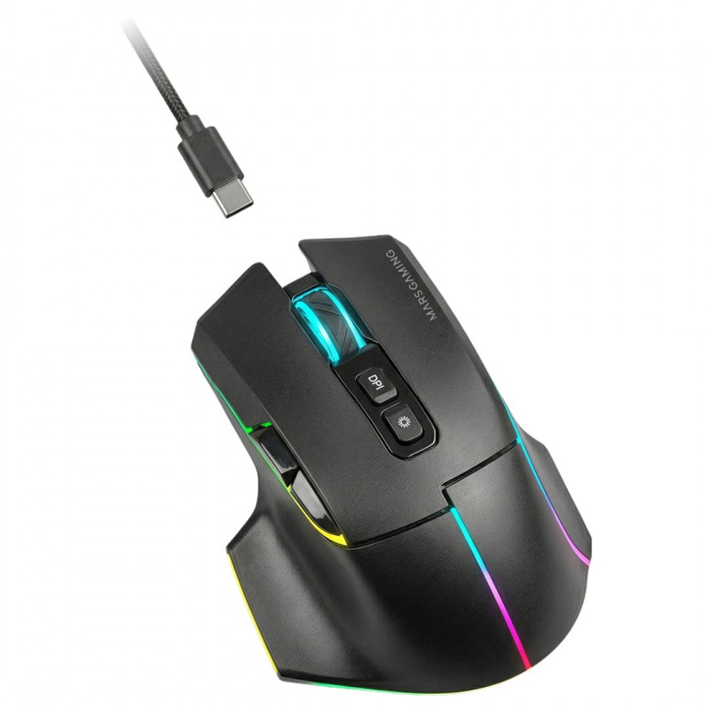 Tacens Mars Gaming MMW-VECTOR ασύρματο gaming ποντίκι, 12000 DPI, Bluetooth 5.4, 2,4 GHz