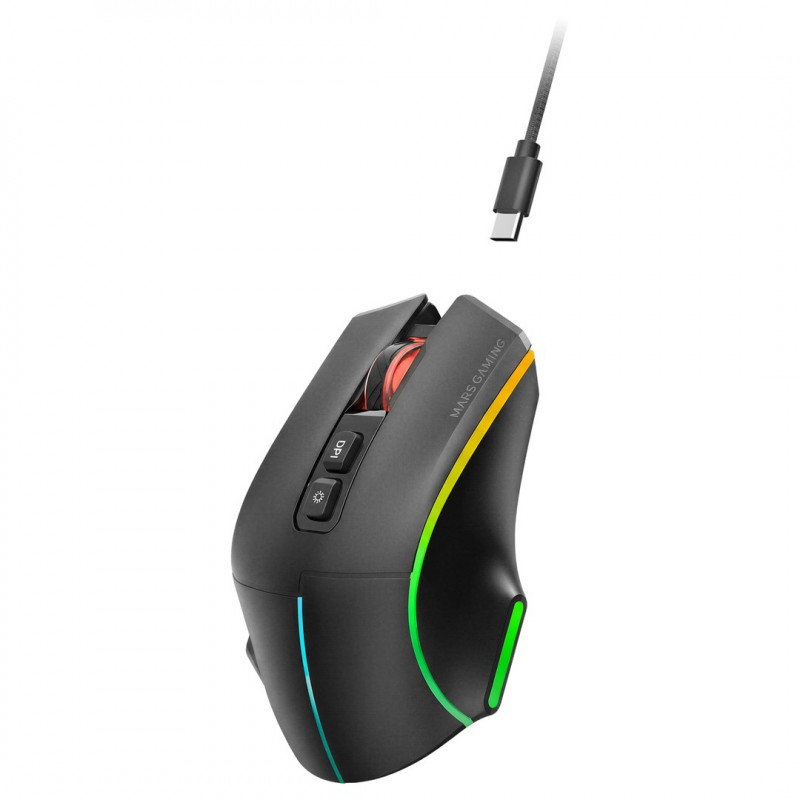 Tacens Mars Gaming MMW-VECTOR ασύρματο gaming ποντίκι, 12000 DPI, Bluetooth 5.4, 2,4 GHz