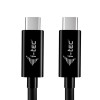 i-tec Καλώδιο φόρτισης USB-C, 1,8 m, USB Power Delivery έως 100 W, μαύρο
