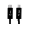 i-tec Καλώδιο φόρτισης USB-C, 1,8 m, USB Power Delivery έως 100 W, μαύρο