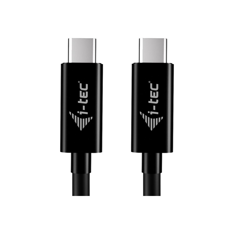 i-tec Καλώδιο φόρτισης USB-C, 1,8 m, USB Power Delivery έως 100 W, μαύρο