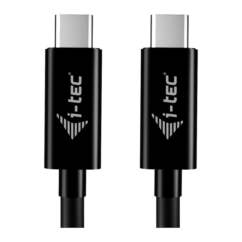 i-tec Καλώδιο φόρτισης USB-C, 1,8 m, USB Power Delivery έως 100 W, μαύρο