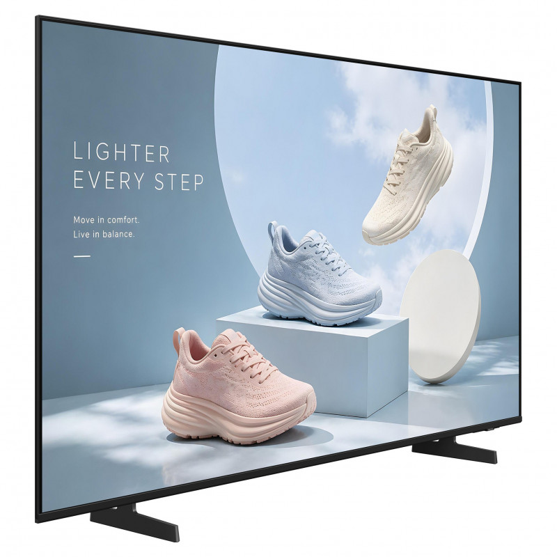 Samsung LH65BEHHLGUXEN BE65HX-H 65 ιντσών 4K UHD Crystal UHD έξυπνη τηλεόραση ψηφιακής σήμανσης, Tizen, μαύρη