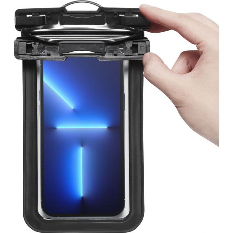 Spigen A601 Aqua Shield Καθολική αδιάβροχη θήκη, Μαύρη
