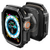 Spigen Rugged Armor θήκη για Apple Watch Ultra 49 mm, μαύρη ματ