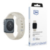 Λουράκι ρολογιού σιλικόνης 3mk για Apple Watch 42/44/45/49 mm, μπεζ