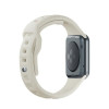Λουράκι ρολογιού σιλικόνης 3mk για Apple Watch 42/44/45/49 mm, μπεζ