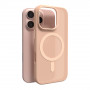 Puro Daylight MagSafe θήκη σιλικόνης για iPhone 16 Pro Max, μπεζ