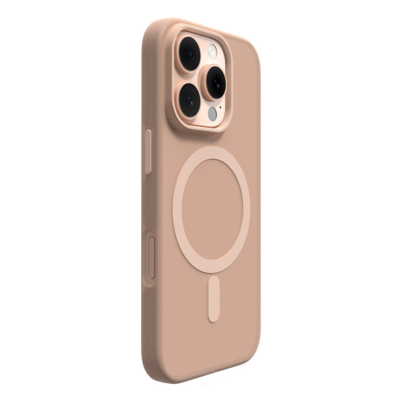 Puro Daylight MagSafe θήκη σιλικόνης για iPhone 16 Pro Max, μπεζ