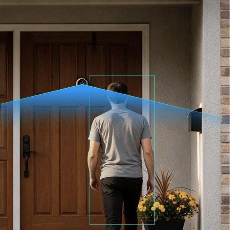 Ezviz CP4 4 MP Wi-Fi θυροτηλεόραση πόρτας, ασημί