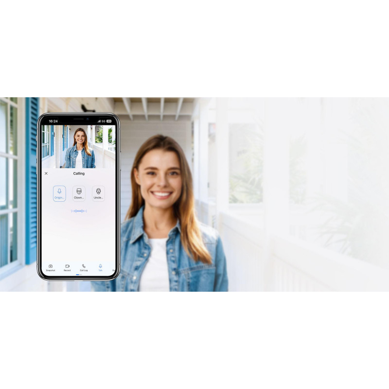 Ezviz CP4 4 MP Wi-Fi θυροτηλεόραση πόρτας, ασημί