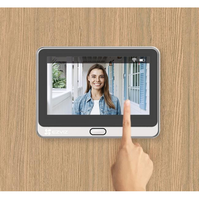 Ezviz CP4 4 MP Wi-Fi θυροτηλεόραση πόρτας, ασημί