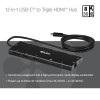 Club 3D CSV-2556 USB-C hub 12 σε 1, 3x HDMI/3x USB-C/USB/LAN, 8K30Hz, PD 140W
