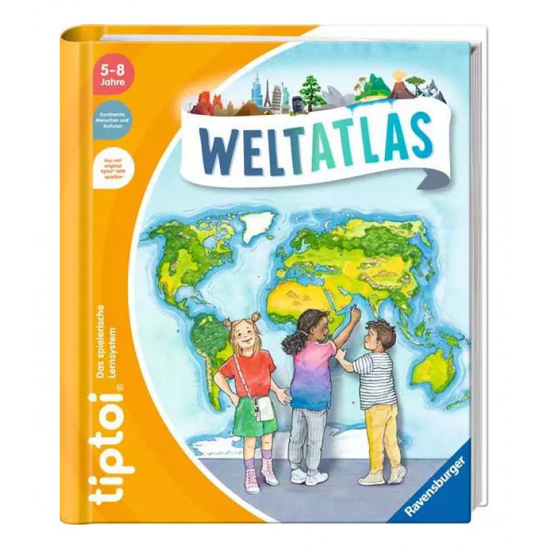 Ravensburger tiptoi παγκόσμιος άτλας (49287)
