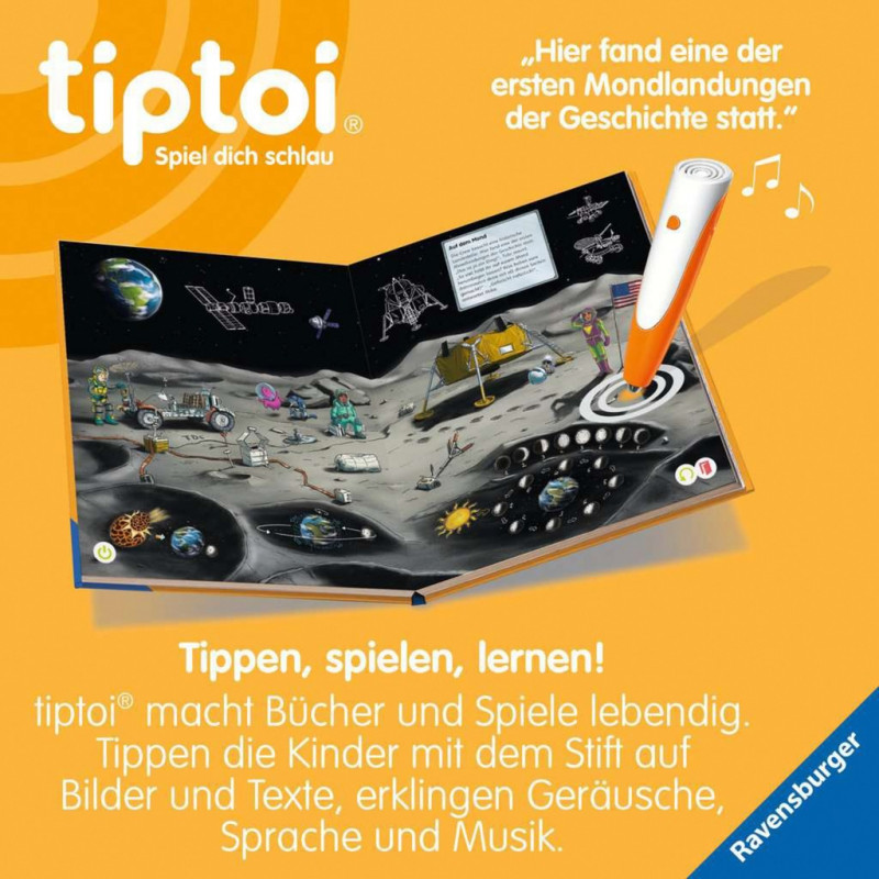 Ravensburger tiptoi Το διάστημα: διαστημικές πτήσεις, αστέρια και πλανήτες (49282)
