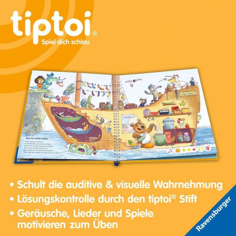 Ravensburger tiptoi Ο κόσμος μάθησης-παιχνιδιού μου: συγκέντρωση και αντίληψη (49281)